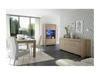 ZEFIR 2-door sideboard in light oak finish, perfect for your dining room KLBN10968