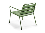 Elariva VAMV42361 Green Metal Low Garden Chair