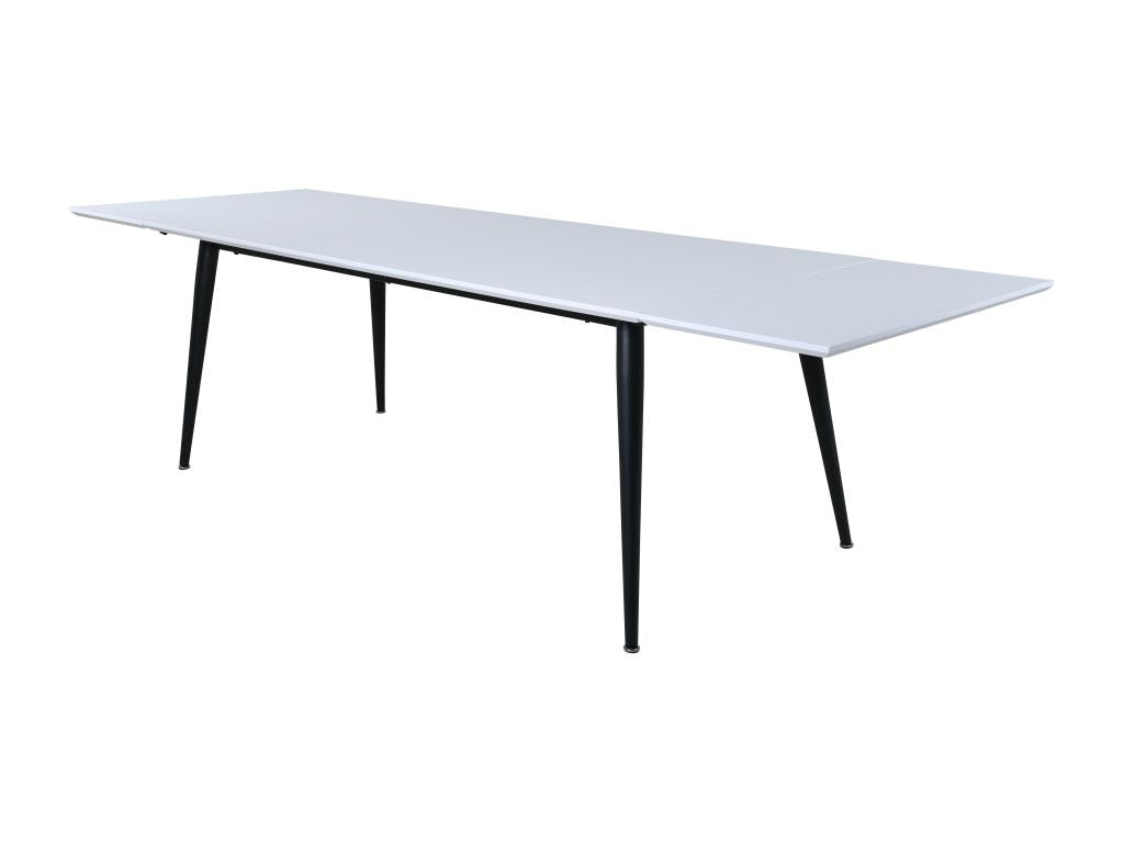 DT90 Dining Table 90x195x76 White MOWH80005