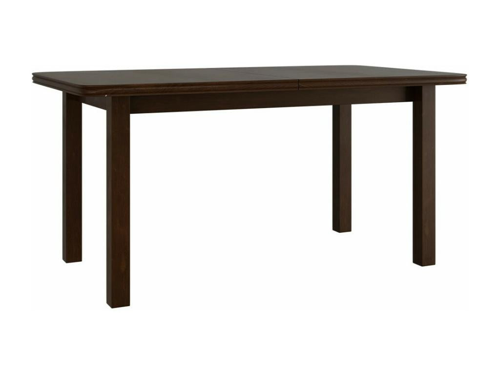 Table 104 Nuts 76x90x160cm Extension Natural wood veneer Wood SGGY66373