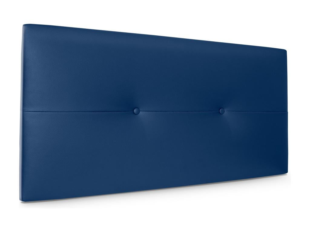 Elariva Faux Leather Headboard with Buttons 105x50cm for 105cm Beds - Blue EDDE08285