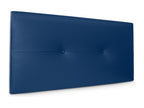 Elariva Faux Leather Headboard with Buttons 105x50cm for 105cm Beds - Blue EDDE08285