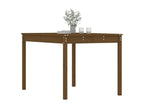 Honey brown garden table 121x82.5x76 cm solid pine wood DZEJ79702