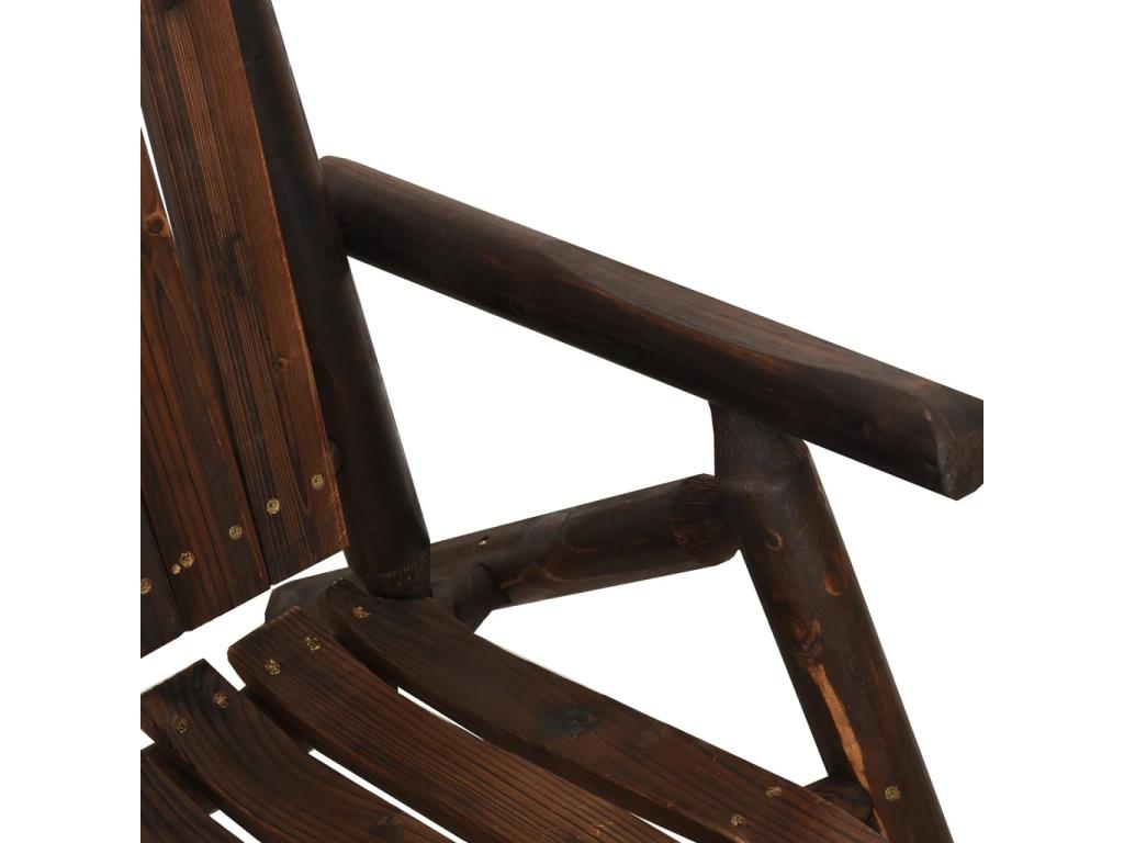 5-piece garden furniture set in solid spruce wood BYUX48396