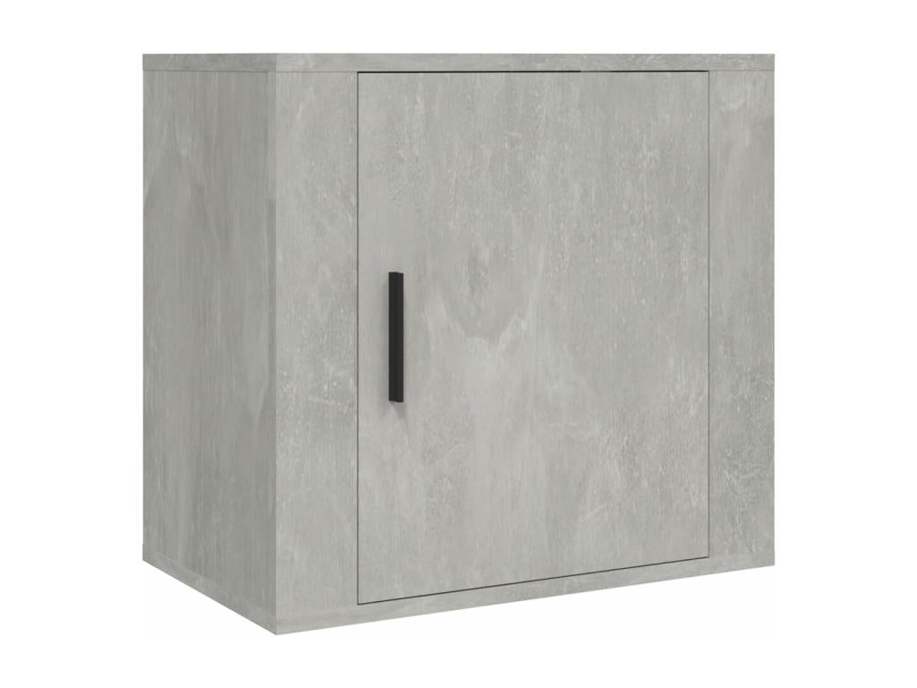 2-piece wall-mounted bedside tables, concrete grey, 50x30x47 cm, SXBJ59385