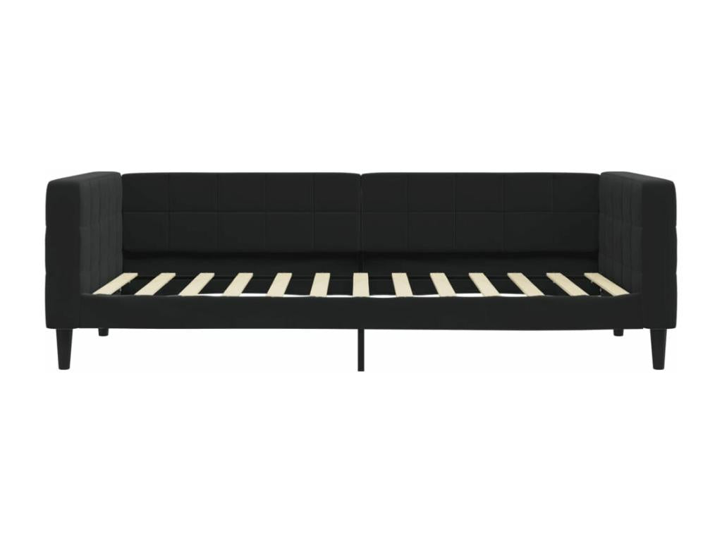 Daybed with black velvet mattress 100x200 cm KCAK76012