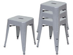 4x Elariva-A73 grey stool SVGU36227