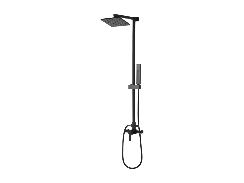 TAGBO Black Shower Set with Mixer Tap and Rain Shower GWYD13884
