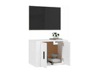 White wall-mounted TV unit 57x34.5x40 cm FION05342