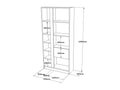 SC76 Display Case 76x25x160 Grey KGYM82378