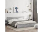 Bed frame with grey headboard 200x200 KOSV22743