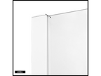 Shower Door with Side Panel, Corner Opening - 150x70x200 - MATTE WHITE - PRIME - LEFT UXNL96925