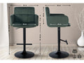 Bar stool - Velvet / Metal - Dark Green - Los Angeles IIXZ82519