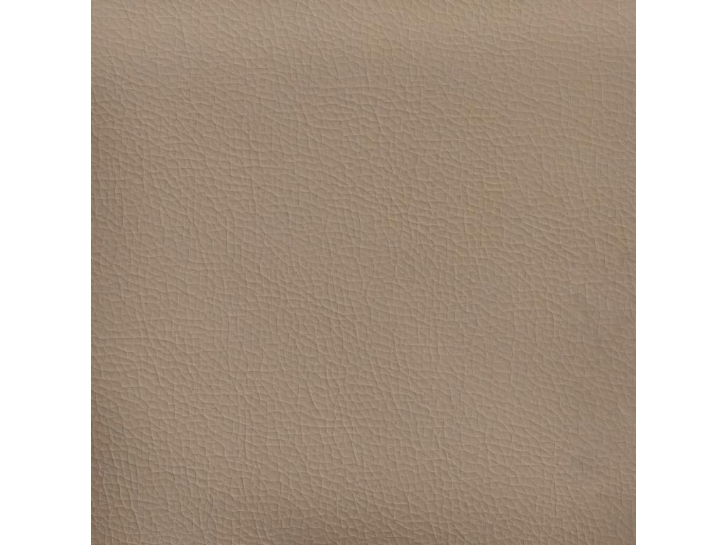 Cappuccino bed frame 100x200 cm Faux leather PVNS75622